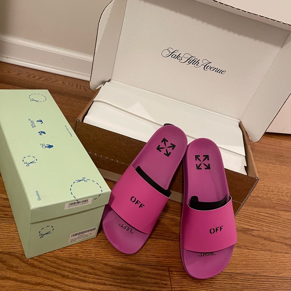 Off White Slides brand new